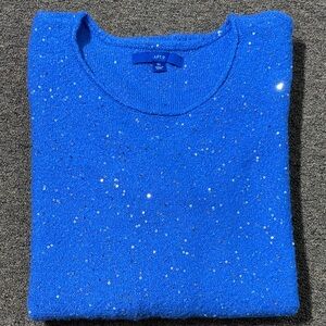 Apt. 9 Blue Sparkle Women's Sweater